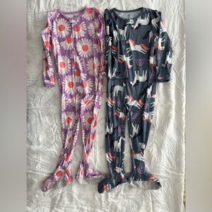 Kids' Floral and Unicorn Pajama Set